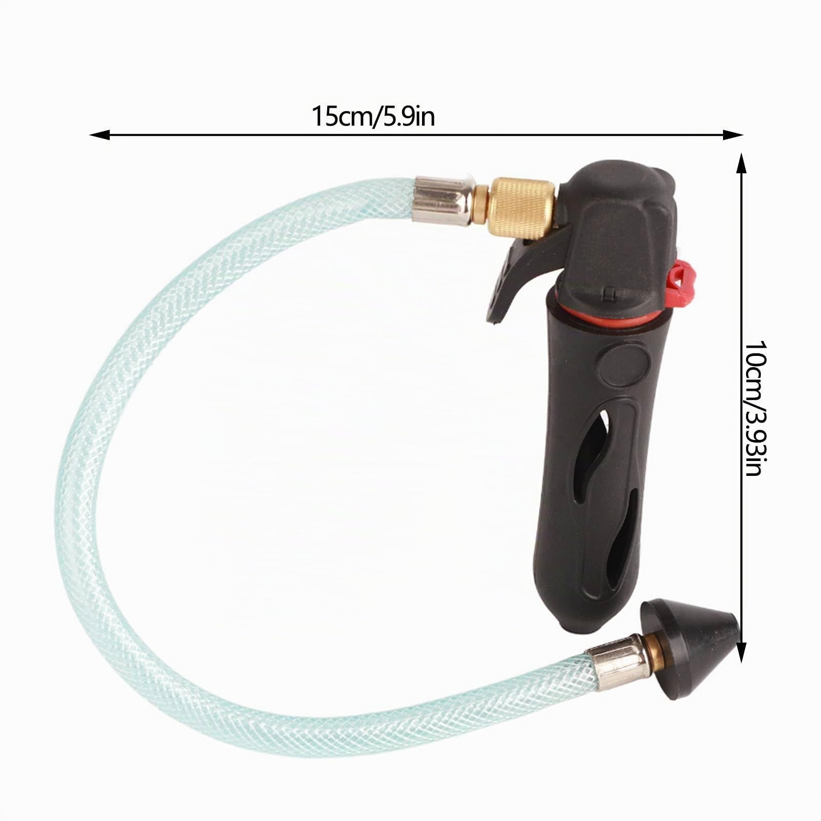 Kit de Abridor de Limpiador de Aire Acondicionado, Pistola de Drenaje de Cartucho Portátil, Pistola de Drenaje Roscada con Manguera Flexible para Líneas de Condensado