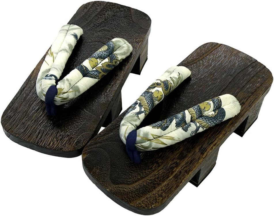 Sabots Japonais Geta En Bois - Sandales Traditionnelles - Pour Kimono Ou Cosplay