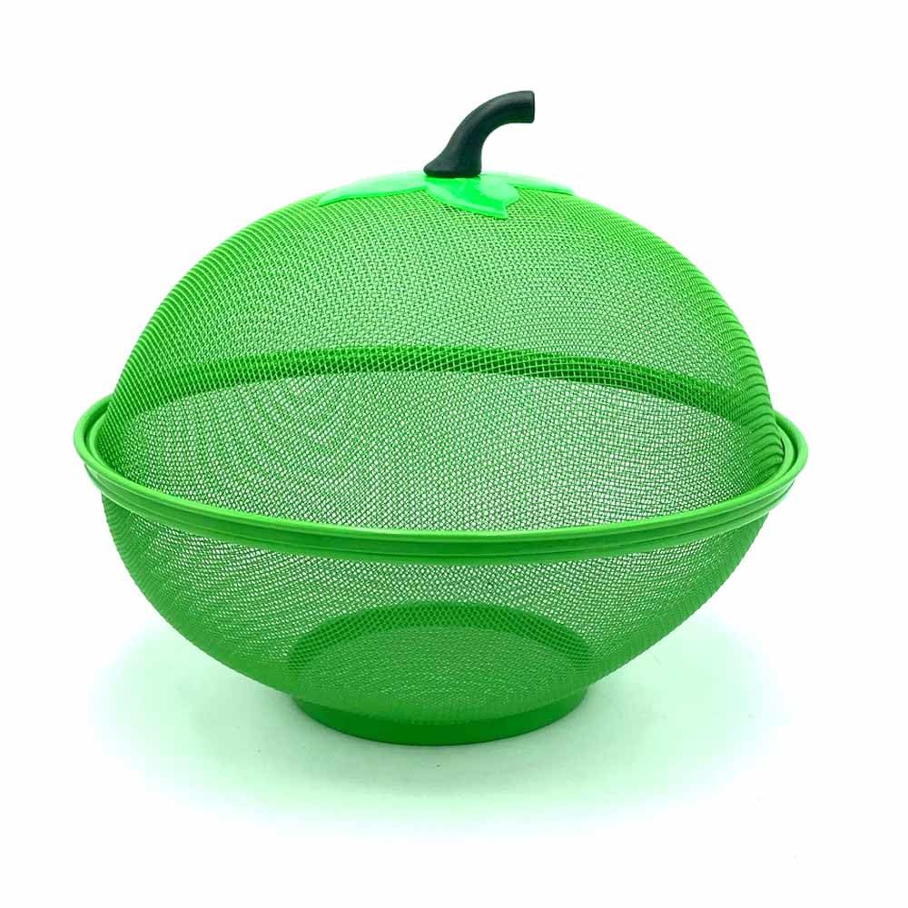 Corbeille à Fruits Pliante En Acier Inox – Design Creux, Multi-usages