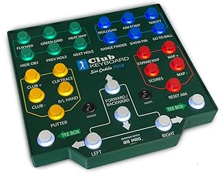 Club Keyboard Pro Series Wireless 28 Button GS Pro Golf Simulator Control Box (Green)