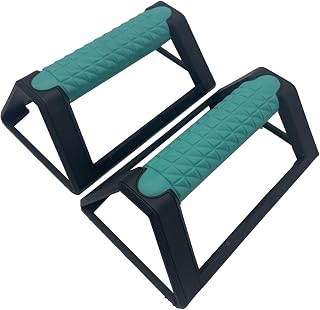 Pushup Stands - Gym Workout Equipment | Bottom Anti-Slip Pad | Strength Training Equipment | Ergonomic H-Shaped Push Up Bars | Muscle Strengthening Tool for Home Gym Travel Fitness