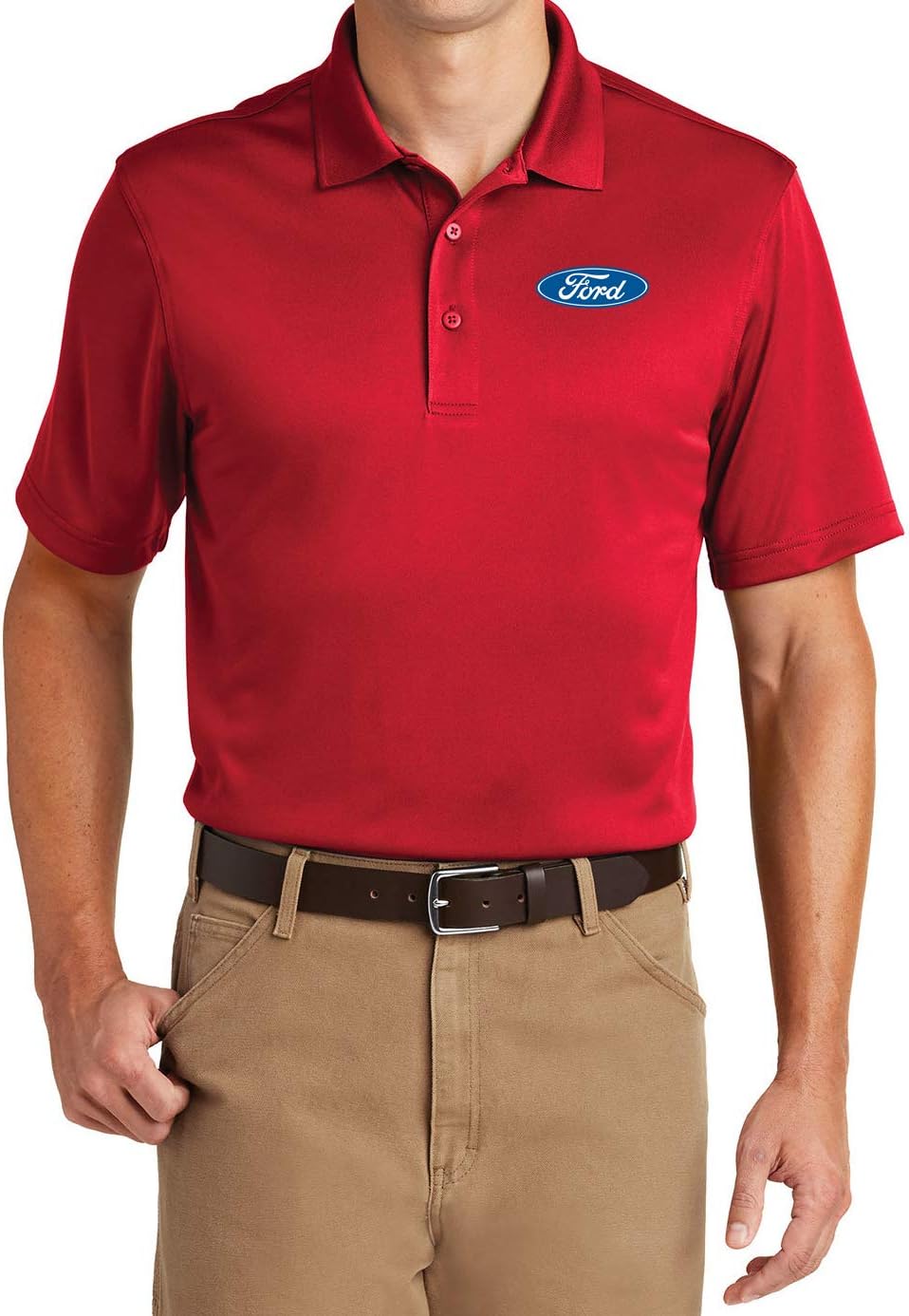 Buy Cool Shirts Mens Ford Logo Snag-Proof Polo Shirt