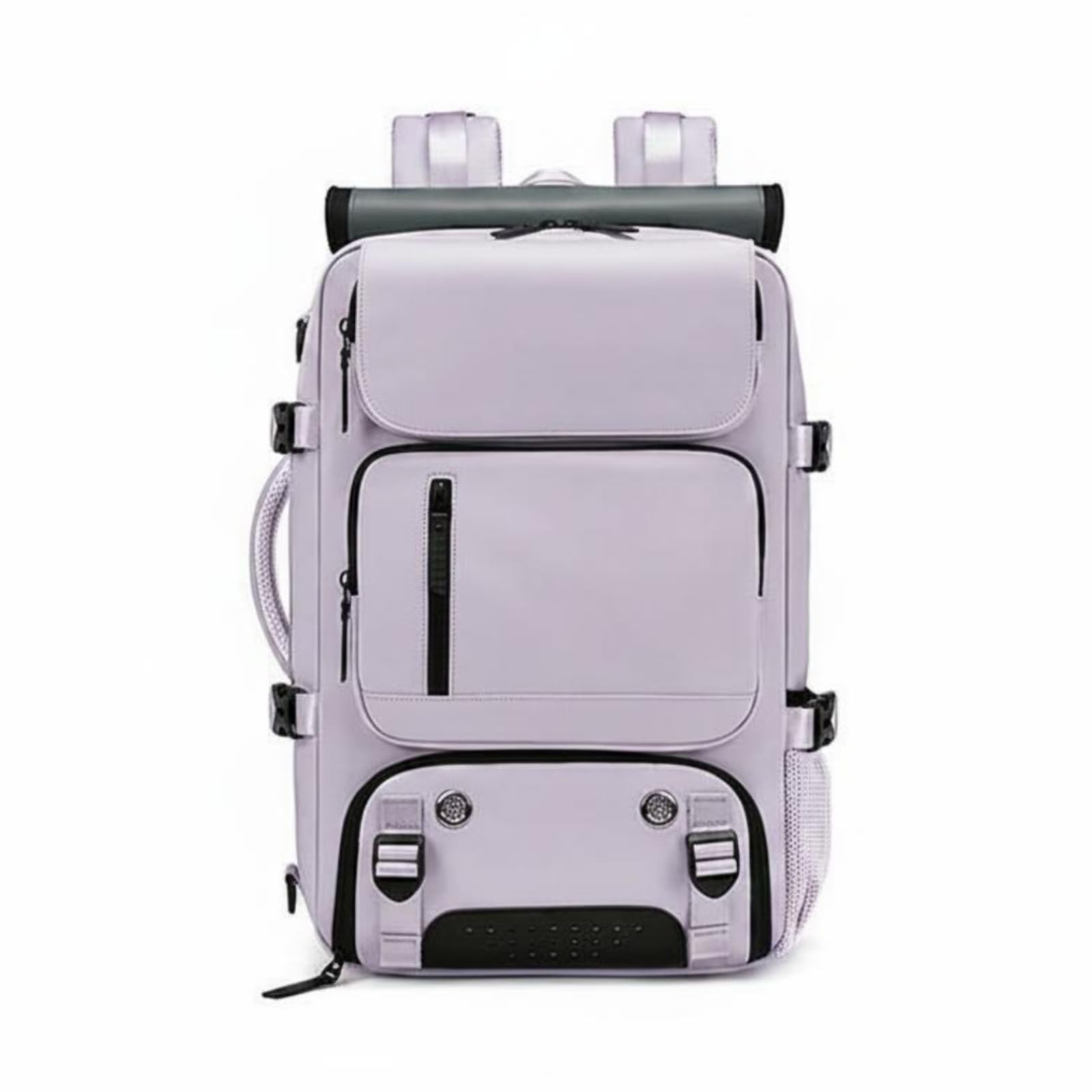 Merishopp Gym Bag with Shoe Compartment Convertible Carry Styles Backpack with Shoe Compartment Multiple Pockets Large Capacity Backpack for Men, Outdoor, Purple | Sporting Goods | Outdoor Sports-image-26