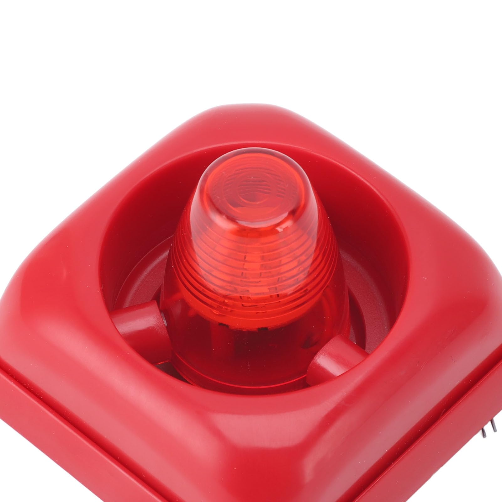 Alarme Sonore Et Lumineuse Stroboscopique Filaire - 110dB, Lumière Rouge, IP65, 24V - Pour Sécurité Industrie/garage - 13
