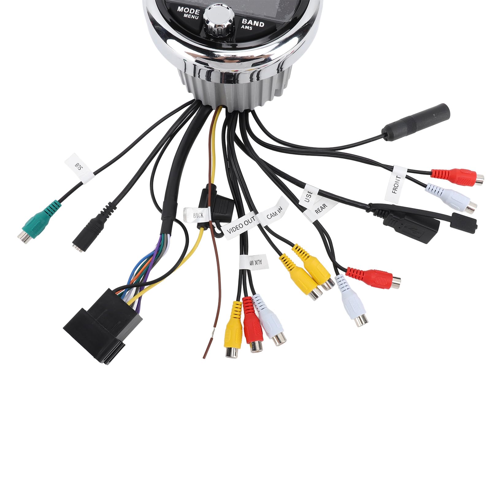 Marine-Radio, Marine-Stereo-Bluetooth-Marineradio, 12 V, Aluminiumlegierung, Staubdicht, Wasserdicht, Verlustfreie Musik, Digitale Medien, MP5-Player für Yachten, Wohnmobile, Boote