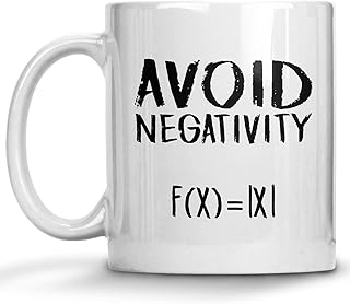 Avoid Negativity Mug, Math Coffee Mug, Gift for Math Teacher, Math Coffee Mug, Math Professor Gifts, Science Gift