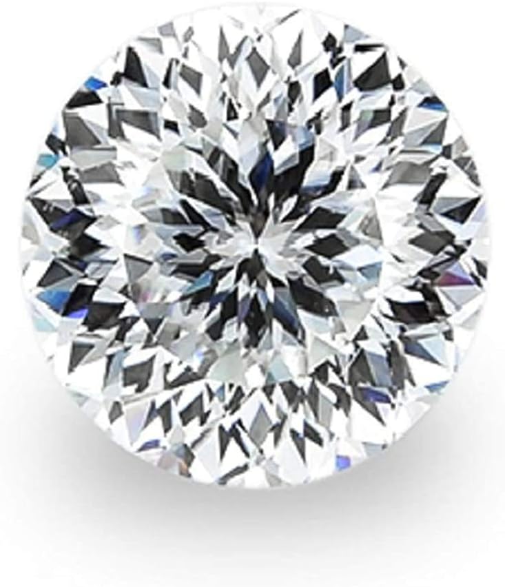 Love Band Loose Moissanite 1-10 Carat, Colorless Diamond, VVS1 Clarity, Portuguese Cut, Round Brilliant Gemstone for Making Engagement/Wedding/Ring/Jewelry/Pendant/Earrings/Necklaces Handmade