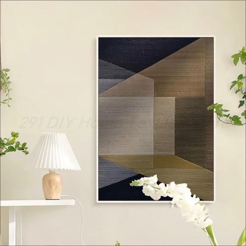 DFZEWKI Abstract Colors Combination Geometric Poster Anime Poster Wall Art Painting Study Wall Decor(70x90cm(26x35in)/No frame)