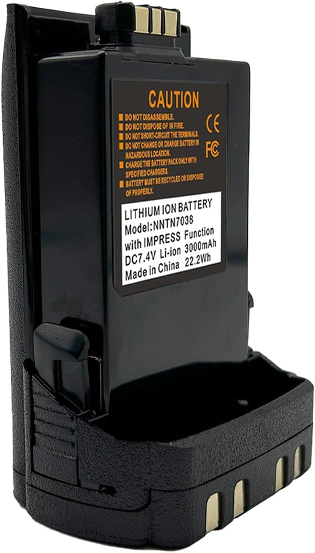 NNTN7038B PMNN4486A PMNN4486 PMNN4403 3000mAh Smart Li-ion Battery with Impress for APX 6000 APX 6000li APX 7000 APX 8000 APX8000XE APX6000XE APX7000XE Radio NNTN7038 NNTN7038A PMNN4485A NNTN8930