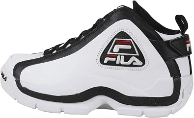 Fila Men's Grant Hill 2 Basketball Sneakers White/Black/Red 8