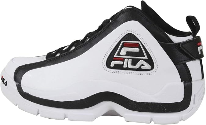 Fila Men's Grant Hill 2 Basketball Sneakers White/Black/Red 8
