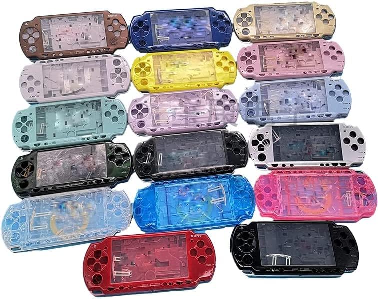 Full Housing Shell Cover Case with Buttons Screwdrive for PSP 2000 2001 2002 2003 2004 Series Controller (Purple)