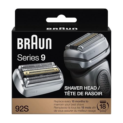 Miniatura 8 de Braun Serie 9 92S - Casete de repuesto para cabezal de afeitadora eléctrica, compatible con todas las maquinillas de afeitar eléctricas Series 9