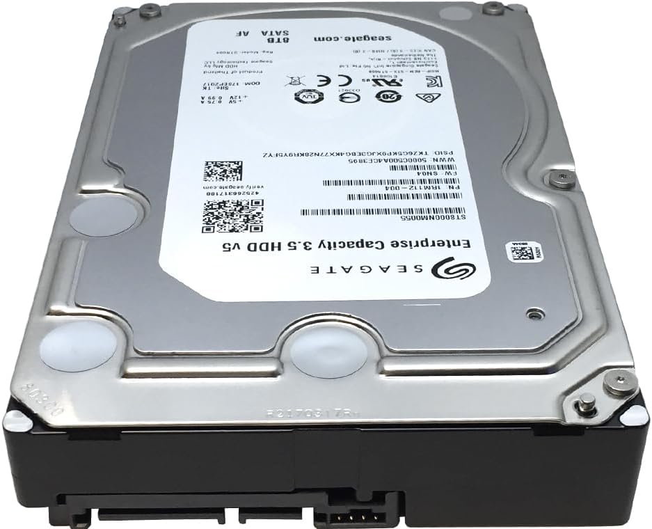Seagate Exos 7E8 8TB Enterprise Capacity HDD7200 RPM 256MB Cache SATA 6 Gb/s Interface, 3.5inch Internal Hard Drive - ST8000NM0055 (Renewed)