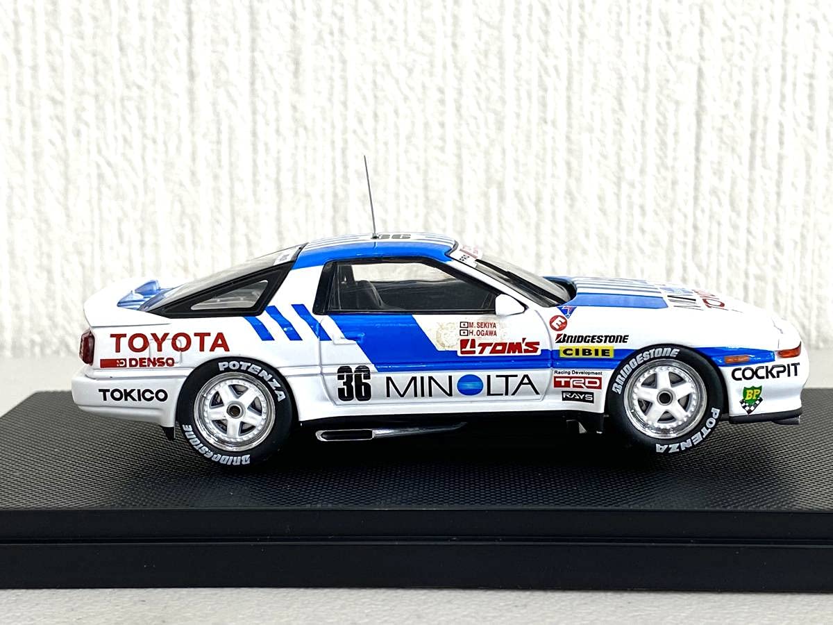 ミニカー MINOLTA Tom's Supra Gr.A 1990 ミニカー MINOLTA Tom's Supra Gr.A 1990 ミニカー MINOLTA Tom's