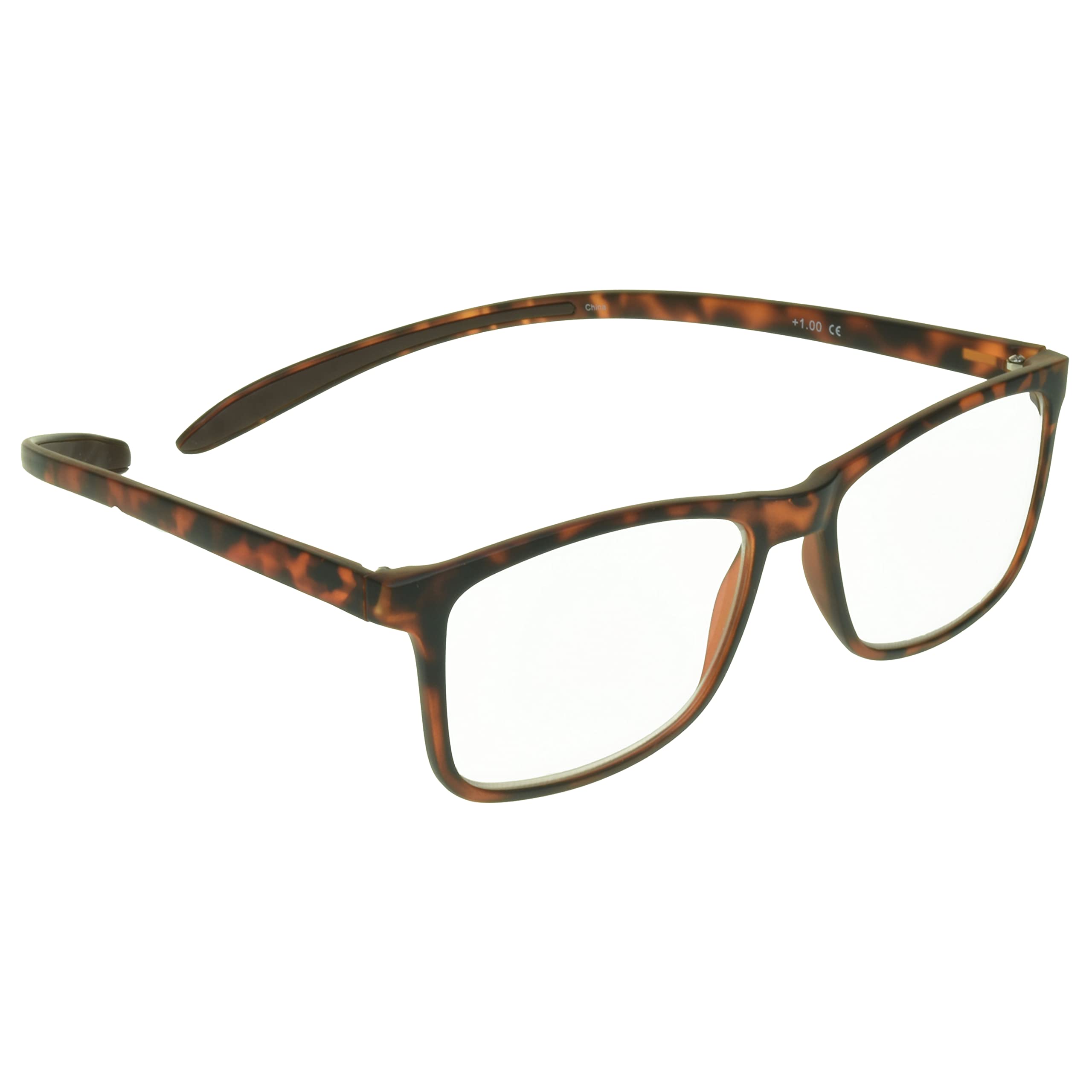 proSPORT Multifocal Progressive 3 Magnifications in 1 Lens No Line Computer Gaming Reading Glasses for Men & Women (Professor - Tortoise/Med -Large, 1.50, multiplier_x)