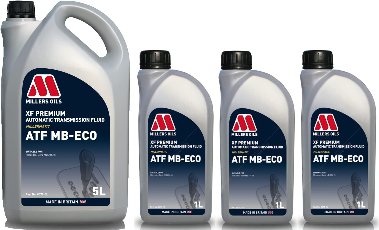 Millers Oils XF Premium ATF MB-ECO Automatic Transmission Fluid, MB 236.15, 8 Litres