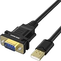 Vista 12 de USB a RS232, adaptador serie USB con chipset FTDI, cable USB 2.0 a macho DB9 serie para Windows 11,10, 8, 7, Vista, XP, 2000, Linux y Mac