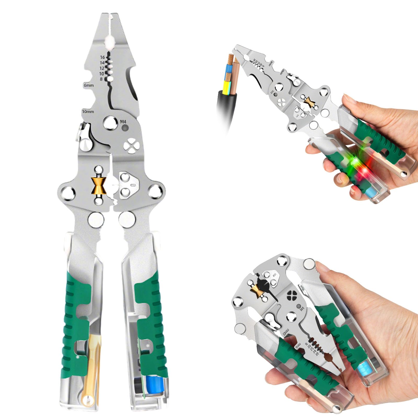 18 In 1 Foldable Wire Stripper, 2025 New Wire Strippers