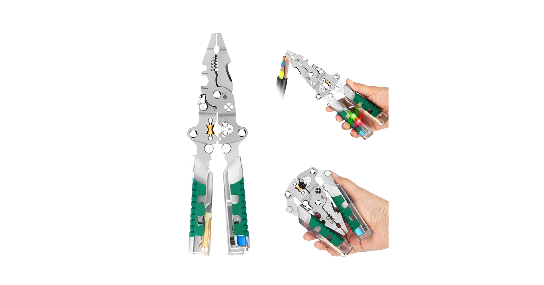 18 In 1 Foldable Wire Stripper, 2025 New Wire Strippers