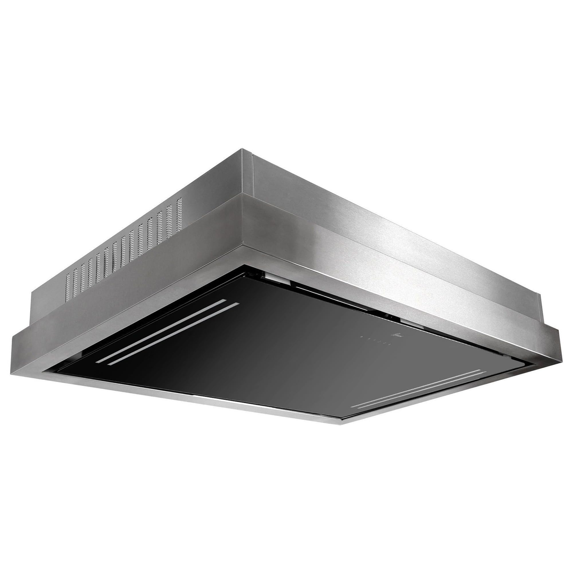 Deckenhaube GURARI GCH C 343 IS 120 BL PRIME Einbau Umluft Dunstabzugshaube 120 cm • Umlufthaube • Ionisierung • 1000 m³/h • Touch-Control • Fernbedienung