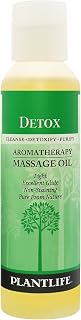 Plantlife Detox Massage Oil - Absorbs Deeply into The Skin and is Circulated Throughout, Providing Optimum Benefit to The Mind and Body - Made in California 4 oz