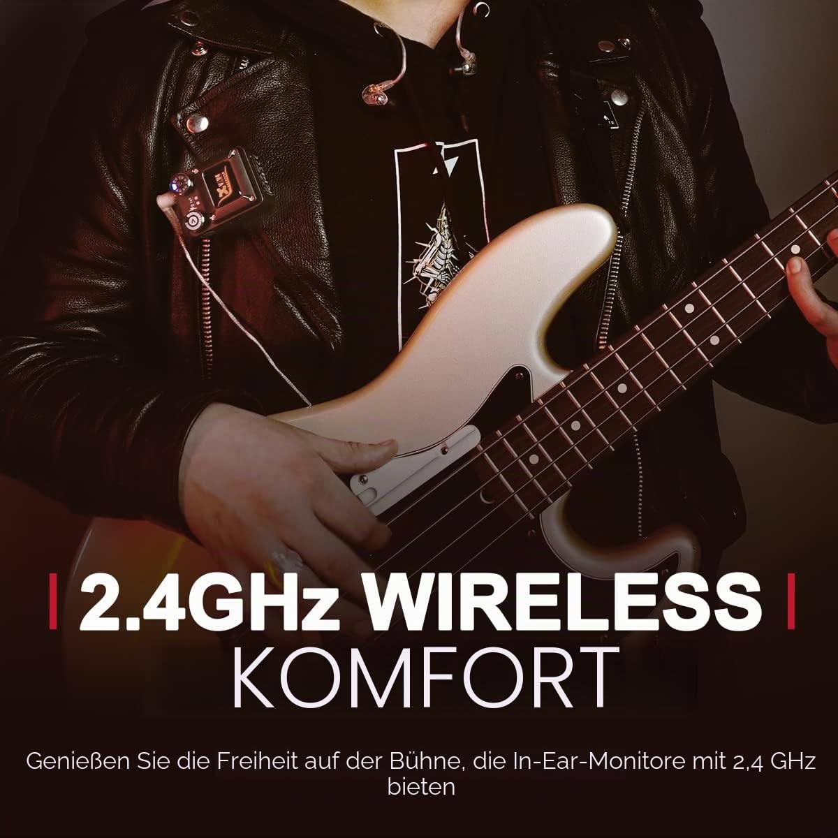 Xvive U4R Drahtloses In-Ear-Monitor System Nur Empfänger