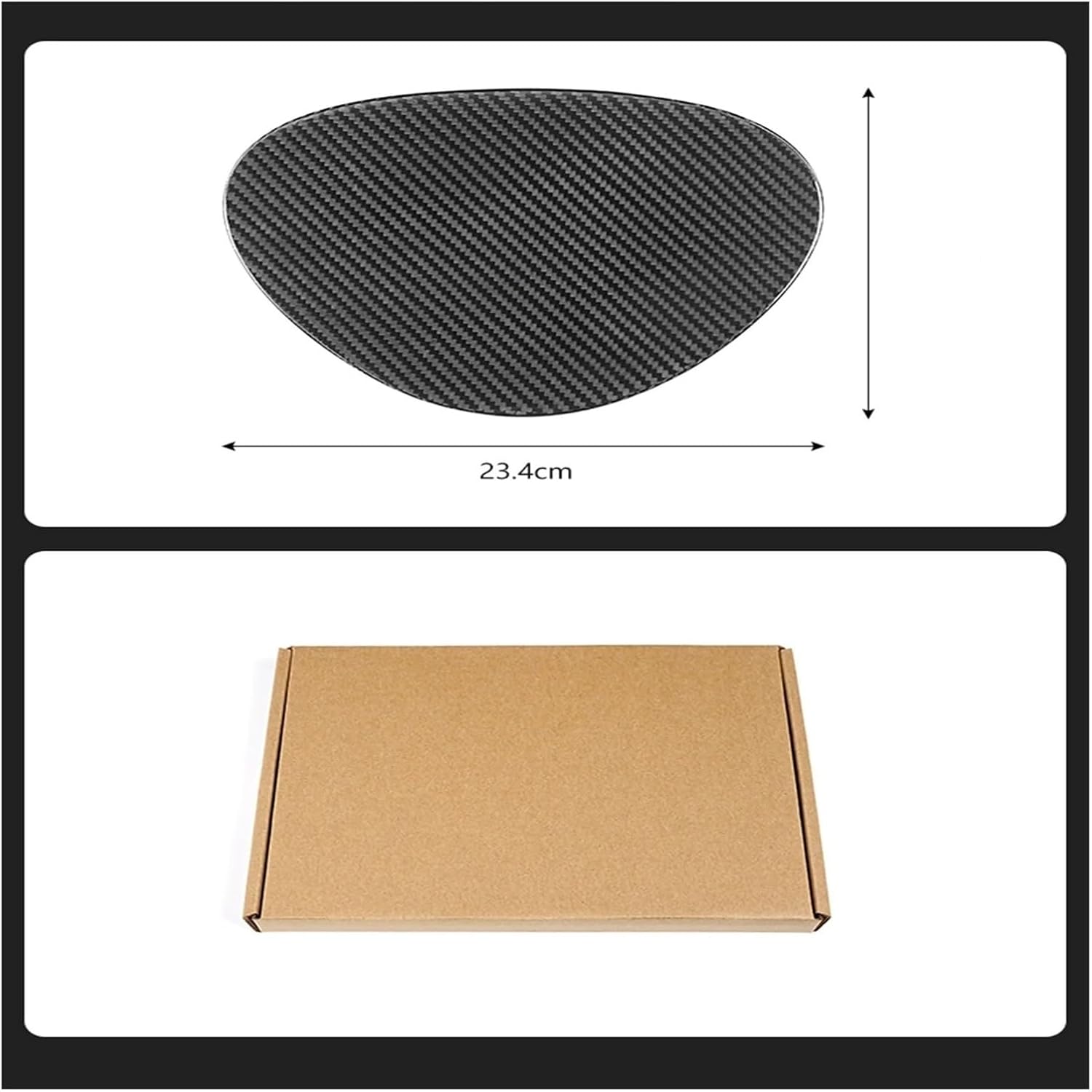 Gas Fuel Tank Door Panel Cover Exterior Decorative Sticker Compatible with Subaru BRZ Toyota GR86 2022-2025