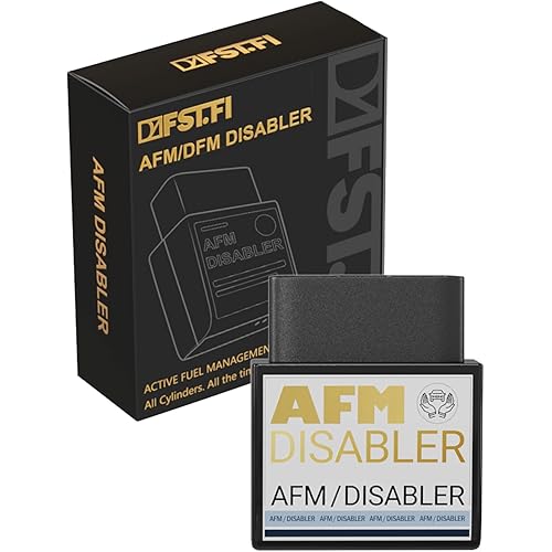AFM Disabler Active Fuel Management Compatible with Chevrolet Silverado 1500 V8 5.3L 2010-2018 Models and Trucks, SUVs with GM V6 V8 Engines,Gold