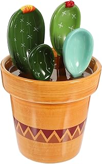 Amazon | 2個セット サボテン計量スプーン プロテインパウダーコーヒー 小さじを測る ベーキング用スプーン cactus spoon ウェット＆ドライ食材スプーン 計量用セラ プーン OKUMEYR | OKUMEYR | 計量スプーン 通販