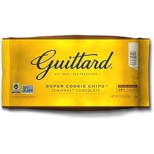 Guittard Super Cookie Baking Chips 48% Cacao, 283 g | 100% Real Chocolate | Peanut and Tree Nut Free | Fairtrade | Gluten Free | Beans | Certified Kosher | Bakestable