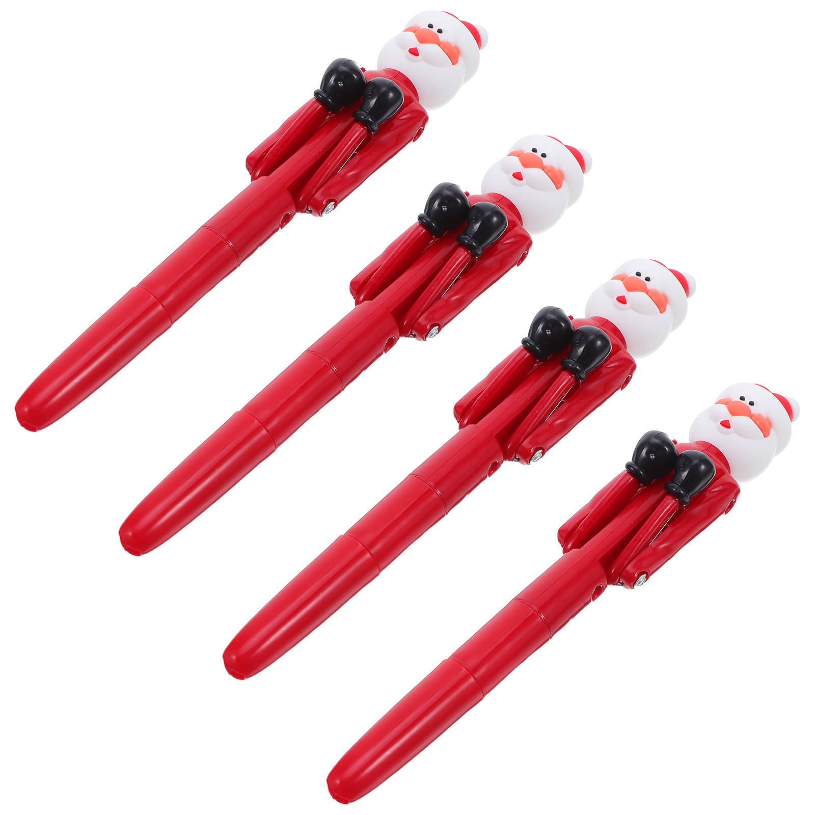 FRCOLOR 16 Pezzi Penna a Sfera Natalizia Babbo Natale da Boxe, Rossa