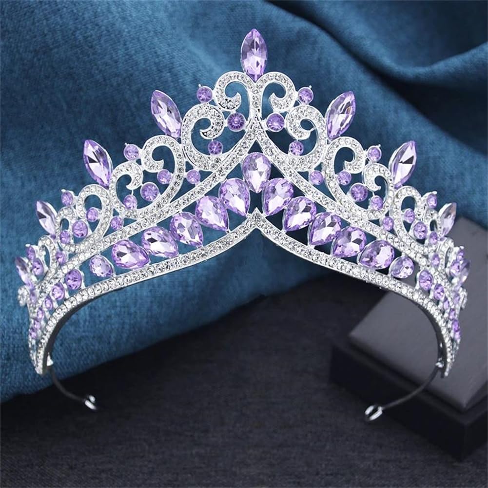 LNNSHX Braut Tiaras Krone für Frauen Braut Stirnbänder Party Diademe Hochzeit Haarschmuck Zubehör