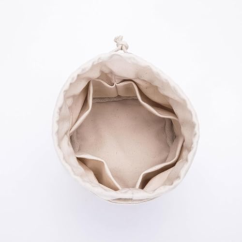 Miniatura 8 de Organizador de bolso alto para mujer, de lona, redondo, organizador de bolso, bolso organizador redondo para cosméticos, bolsa de maquillaje