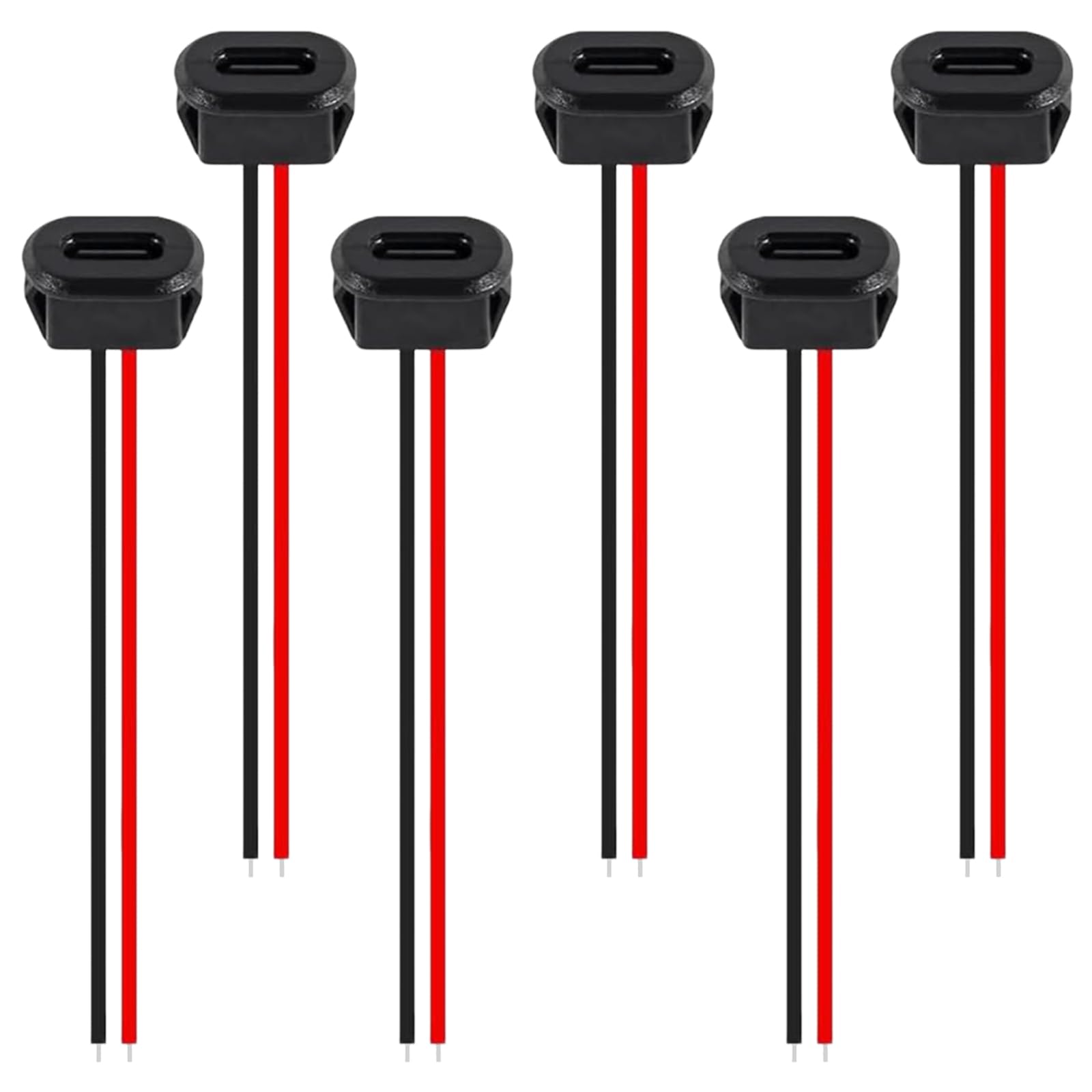 12 Pezzi Prese USB-C Da Incasso 3A Femmina – Ricarica Rapida Per Auto, Elettrodomestici, Registratori E Dispositivi Elettronici - 2