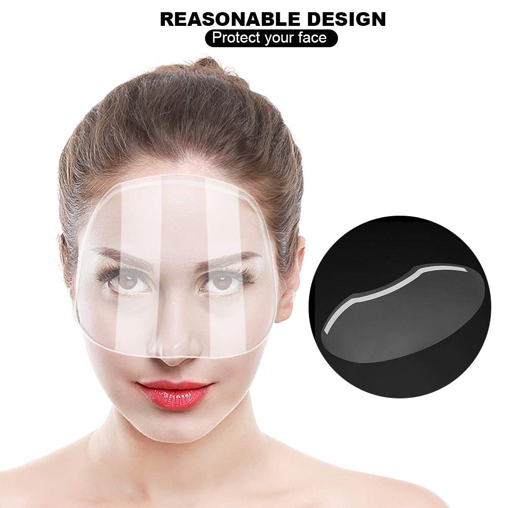 Protector Facial de Laca Para El Cabello, 100 Piezas Profesional Transparente Para Peluquería Peluquería Tinte Para El Cabello, Protección Para La Cara Ojos