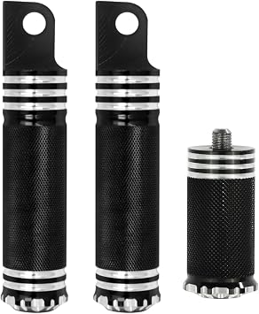 Foot Pegs and Shifter Peg Fit for Harley Sportster XL883 XL1200 Touring Road King Softail Dyna Black