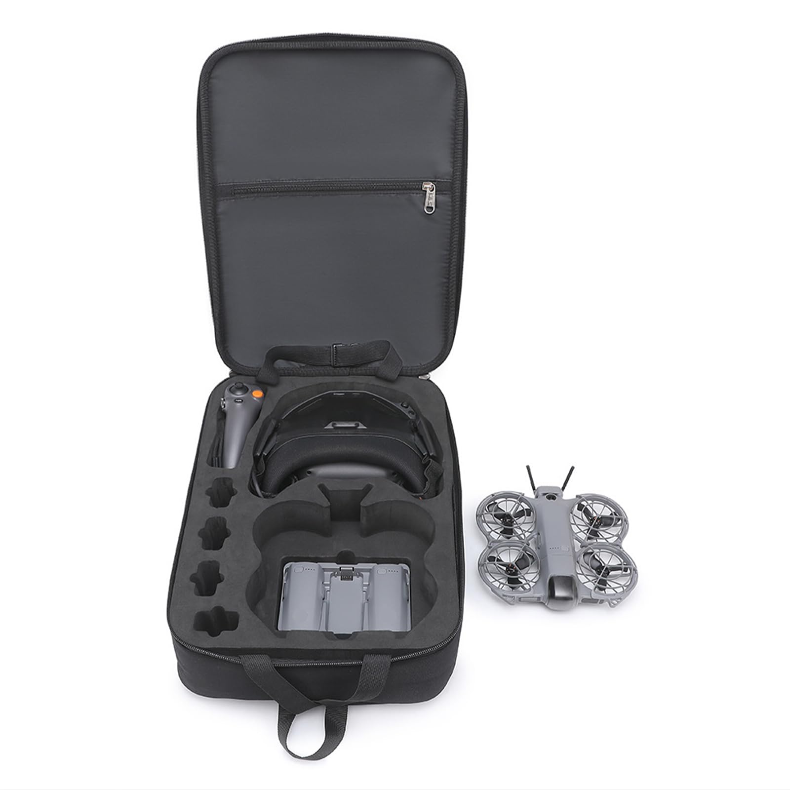 Caja protectora para mochila, parte trasera transpirable y bolsa de almacenamiento resistente a la intemperie, múltiples compartimentos, bolsa impermeable