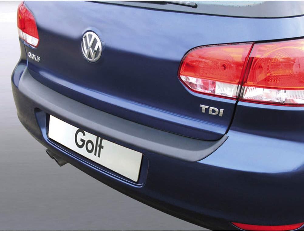 RGM ABS Rear bumper protector compatible with Volkswagen Golf VI 2008-2012 Black