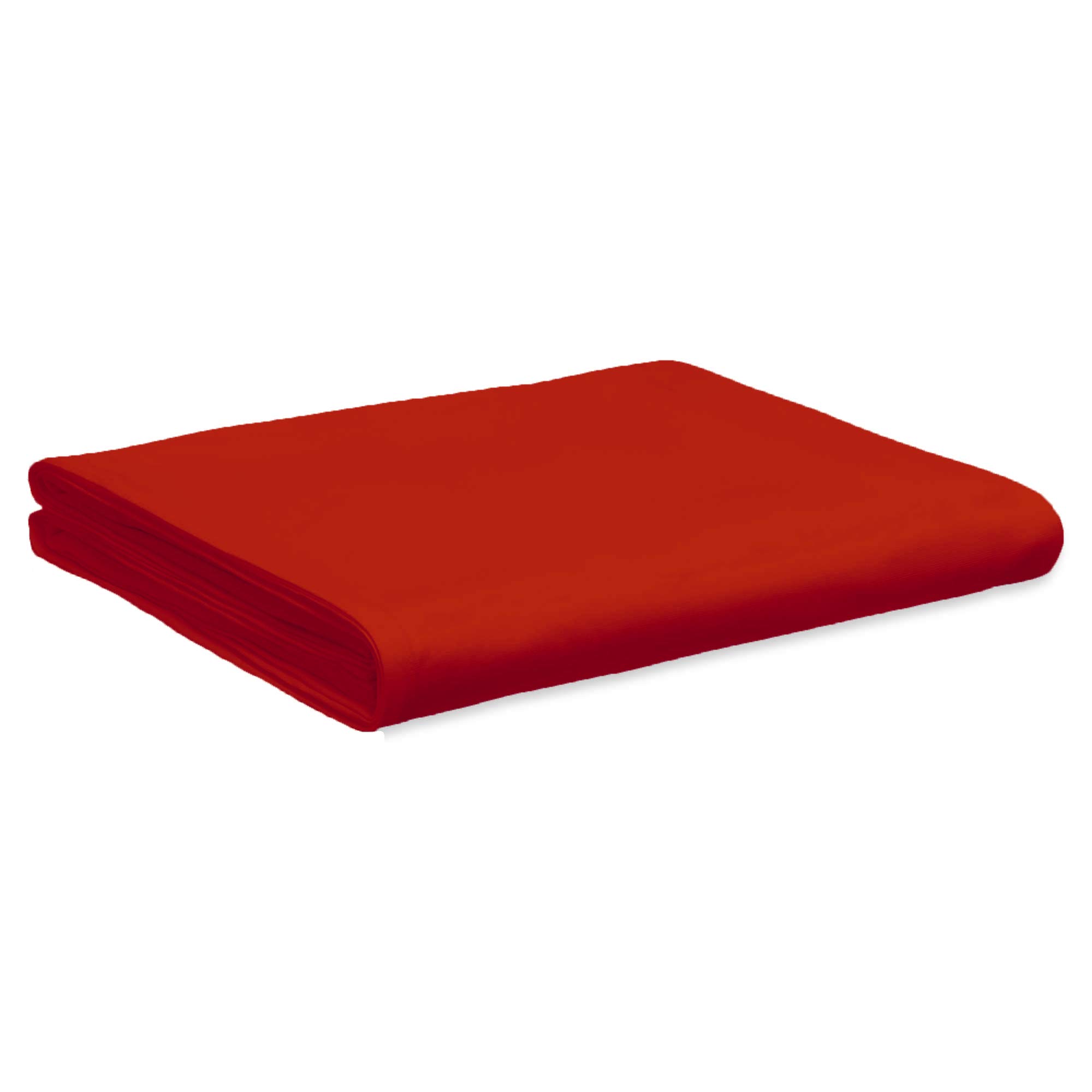 AmigoZone 100% Egyption Cotton 200 Thread Count Flat Sheets, Double - Red