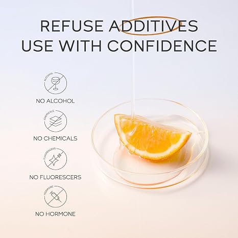 Skin Care Gift Set for Teen Girls Vitamin C Skincare Set 5 Pieces Gentle Skin Cleansing and Care Travel Size Set with Cleanser Toner Face Serum Eye Cream Face Cream Brightens