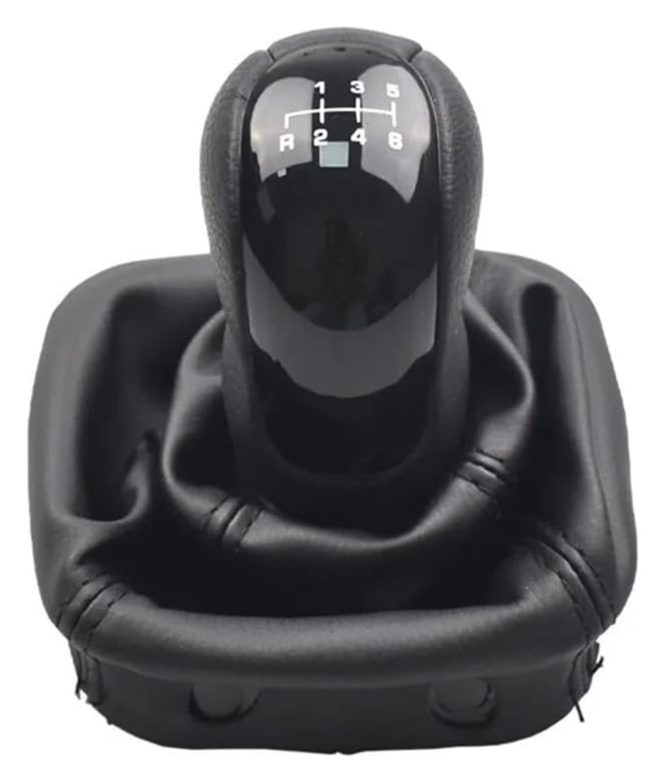 Fncvtm One Color Car Gear Knob For Benz W168 A Class 1997-2004 5 6 Speed Gear Shift Knob Shifter Lever Gaiter Boot
