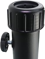 Vista 4 de Sunnyglade Base de sombrilla redonda envejecida para patio de 18 pulgadas, 22 libras