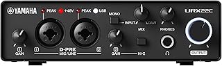 Yamaha 2-in/2-out USB-C Audio/MIDI Interface with 32-bit/192kHz Support, 2 combo Inputs, DSP-Powered Mixing/Effects, Stein...