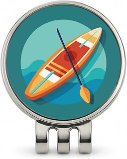 Stand Up Paddle Board Boarding SUP Golf Hat Clip with Ball Marker