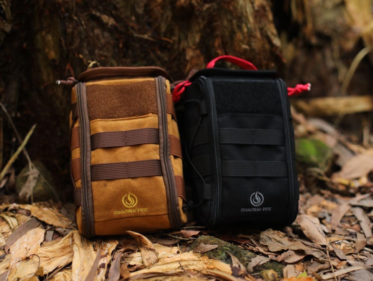 Roaring Fire Dispatch First Aid Kit Pouch, Tactical Molle Utility Pouch for Outdoor Activities and Emergency Uses, EDC Pouches Outdoor Survival Kit
