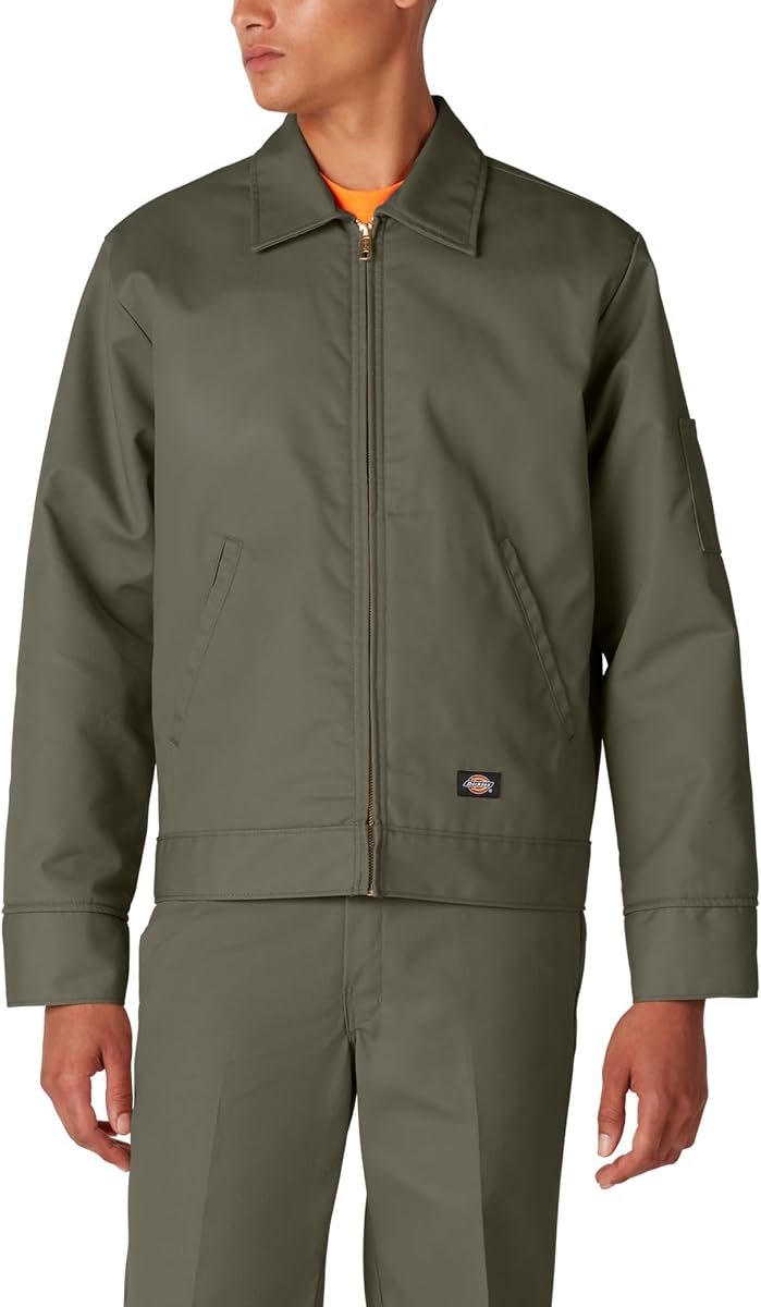 Chaqueta Eisenhower con cremallera frontal aislante para hombre