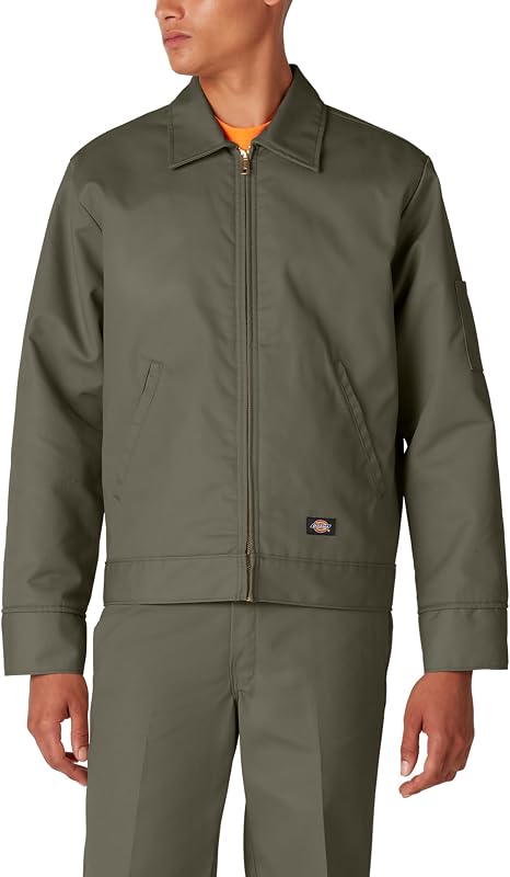 campera Eisenhower con cremallera frontal aislante para hombre