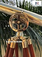 Vista 4 de Telescopio Griffith Astro de latón de pie de 64" - Telescopio de pie para suelo - latón