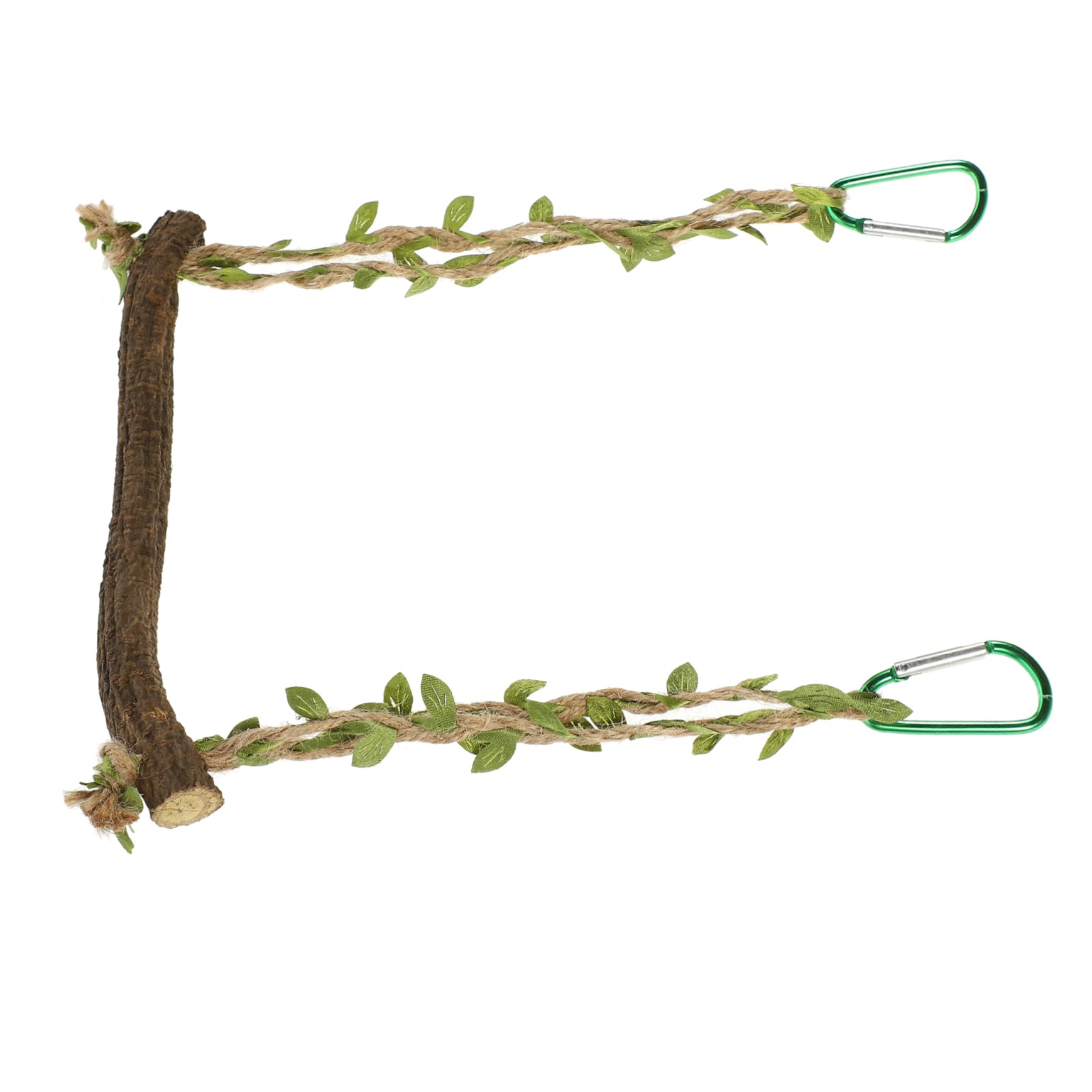 YARNOW 5pièces Perche pour Oiseaux Jouet à Balançoire Naturel pour Perruches Et Perroquets Support Entraînement Pratique Et Accessoire pour Cage à Oiseaux